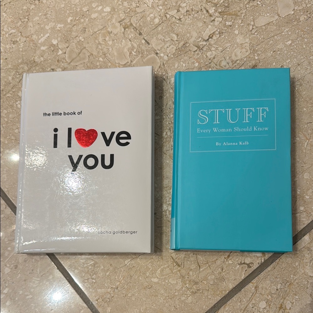 Set of Two Books: 'I Love You' and 'Stuff Every Woman Should Know'